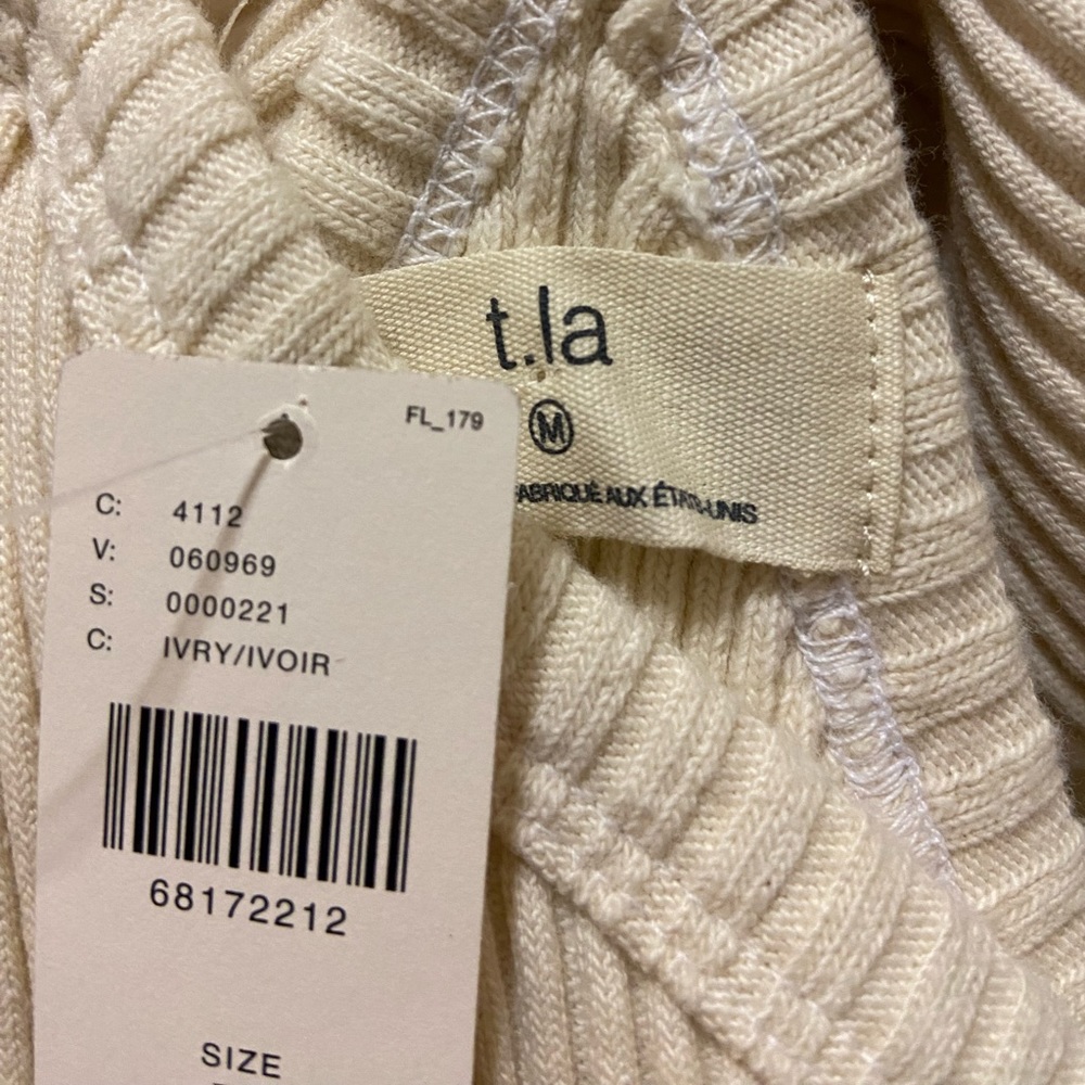 T.La Ribbed Halter Tank - Picture 8 of 8